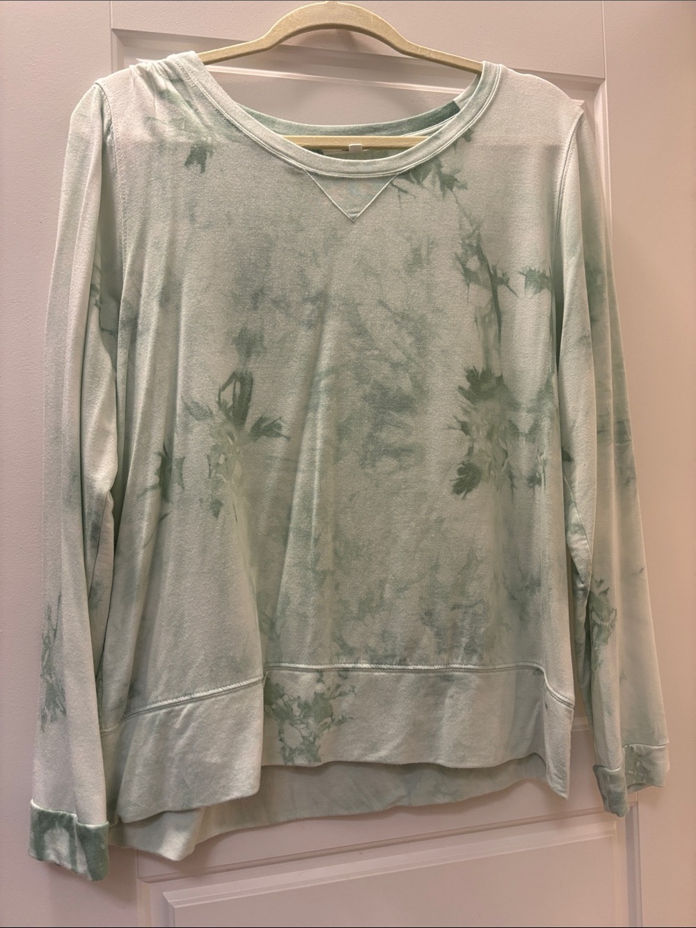 Workshop Republic Clothing Mint Green Tie-Dye Sweatshirt
